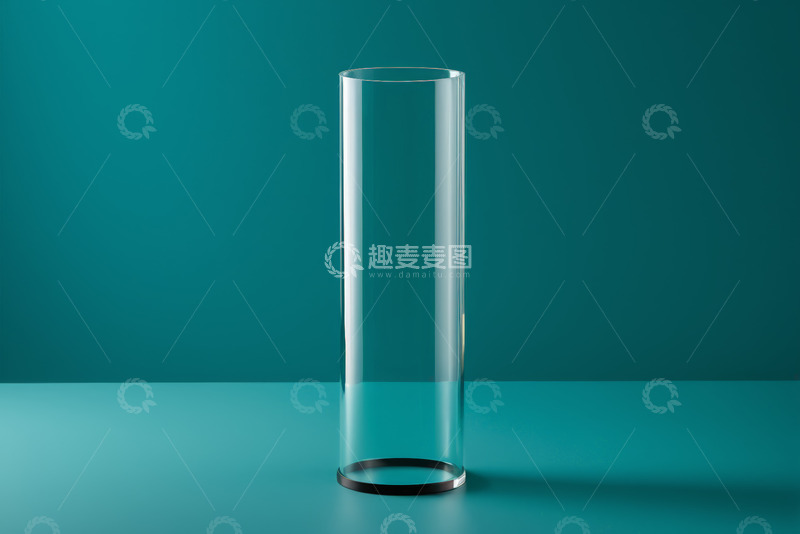 高清大图下载【趣麦麦图】透明玻璃圆柱形器皿