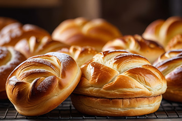 美味烘焙面包特写