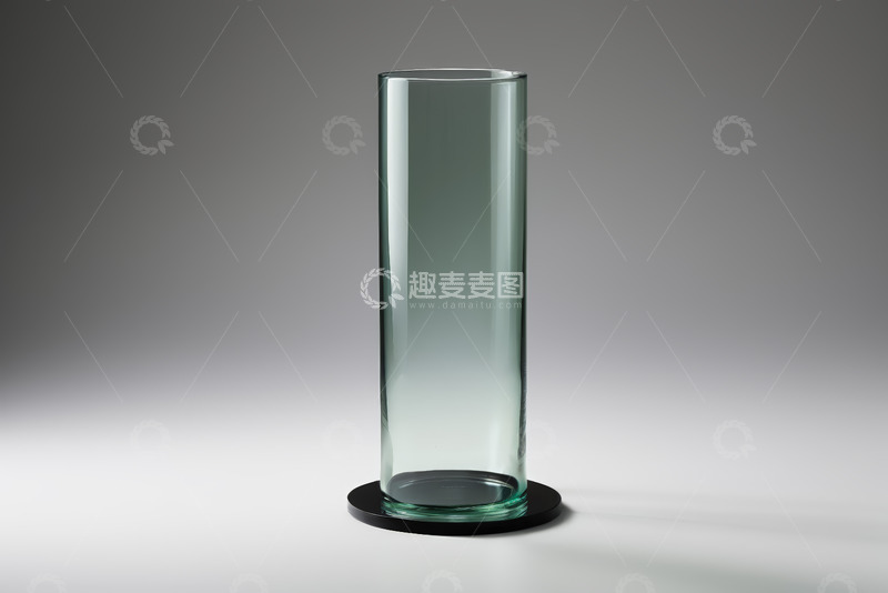 高清大图下载【趣麦麦图】透明玻璃花瓶特写