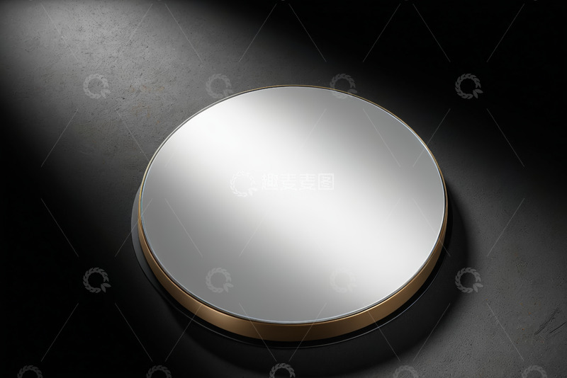高清大图下载【趣麦麦图】圆形金属质感物品特写