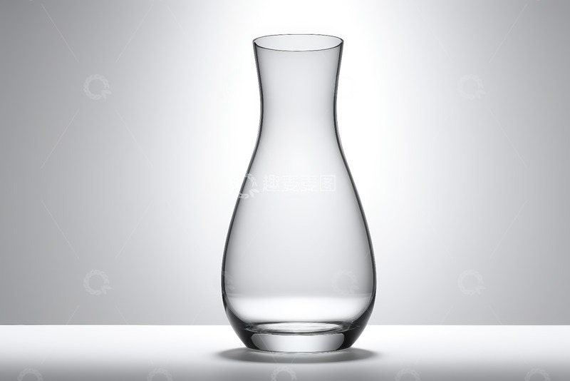 高清大图下载【趣麦麦图】透明玻璃花瓶静物特写