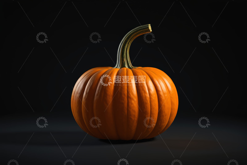 高清大图下载【趣麦麦图】橙色南瓜静物特写