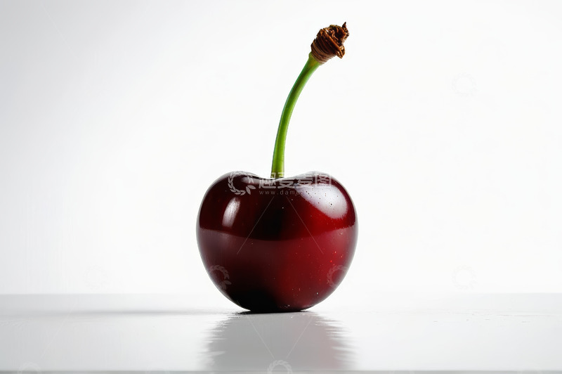 高清大图下载【趣麦麦图】单颗红樱桃特写