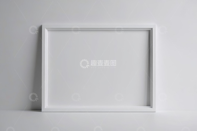 高清大图下载【趣麦麦图】白色现代风格空白框架