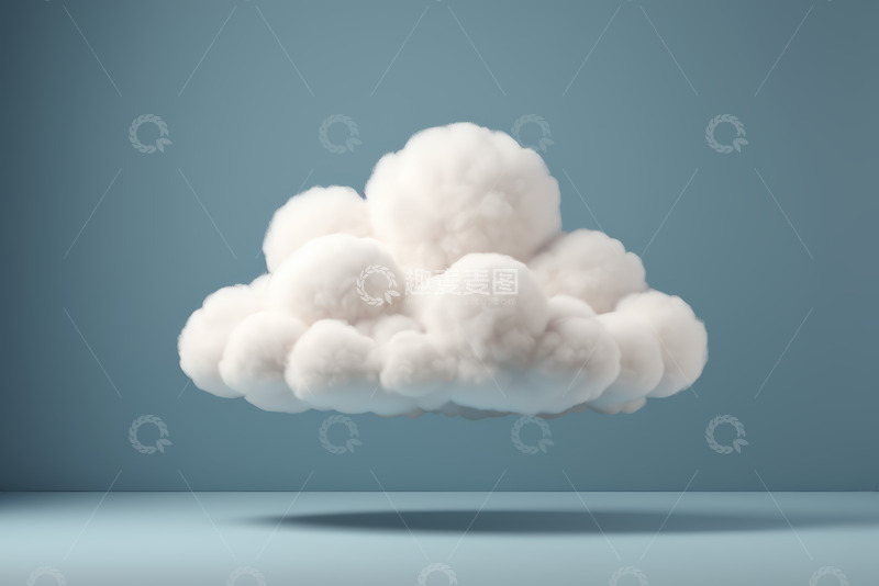 高清大图下载【趣麦麦图】悬浮白云背景素材