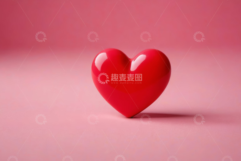 高清大图下载【趣麦麦图】红色爱心静物素材