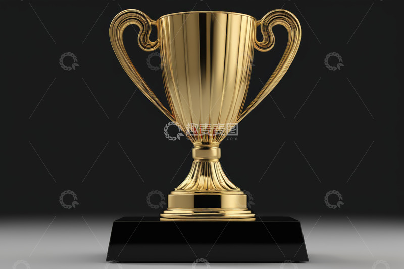 高清大图下载【趣麦麦图】金色奖杯特写