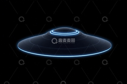 科幻风格不明飞行物