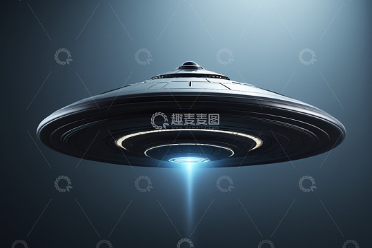 科幻宇宙飞船悬浮画面