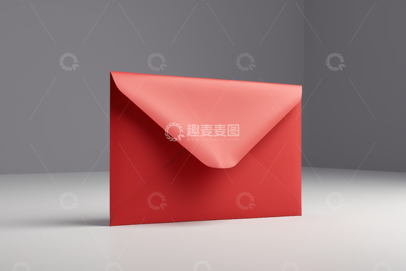 高清大图下载【趣麦麦图】红色信封静物特写