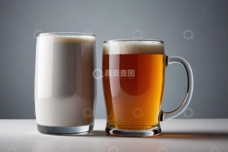 高清大图下载【趣麦麦图】两杯饮品特写