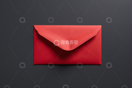 红色信封特写