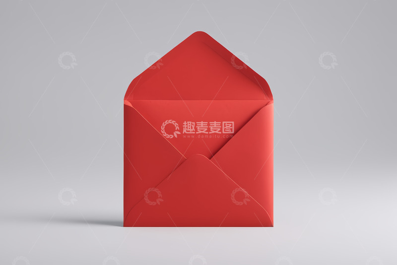 高清大图下载【趣麦麦图】红色信封静物素材