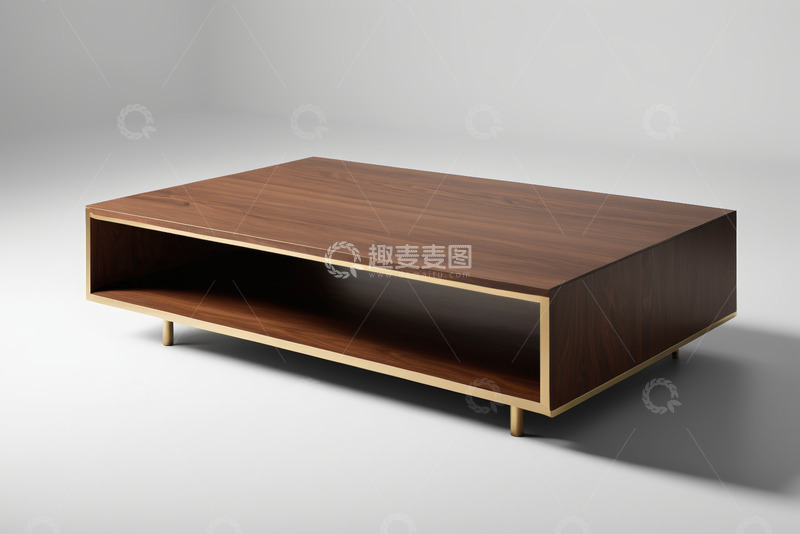 高清大图下载【趣麦麦图】现代木质茶几设计展示