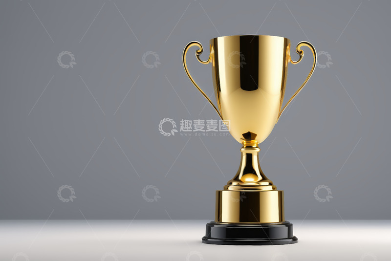 高清大图下载【趣麦麦图】金色奖杯特写