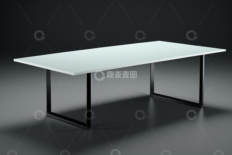 高清大图下载【趣麦麦图】现代简约风格白色长桌