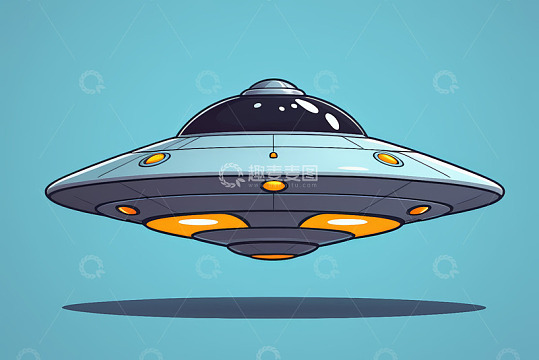科幻风格宇宙飞船飞行画面