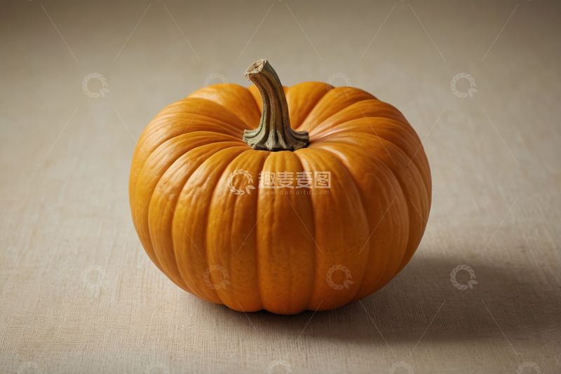 高清大图下载【趣麦麦图】单个南瓜特写静物