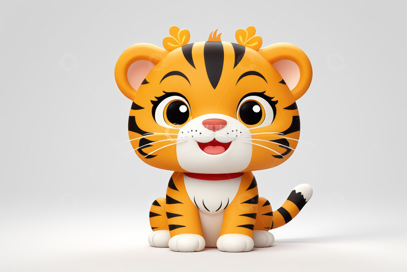 高清大图下载【趣麦麦图】可爱卡通小老虎形象