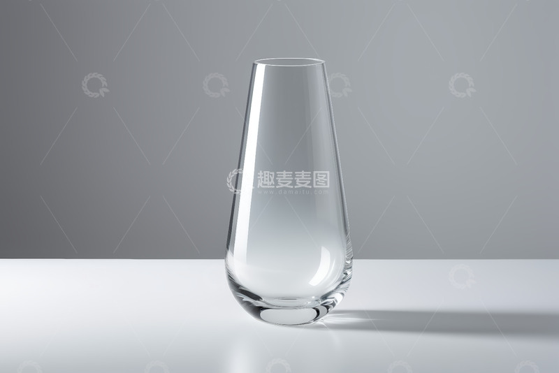 高清大图下载【趣麦麦图】透明玻璃高脚杯静物展示