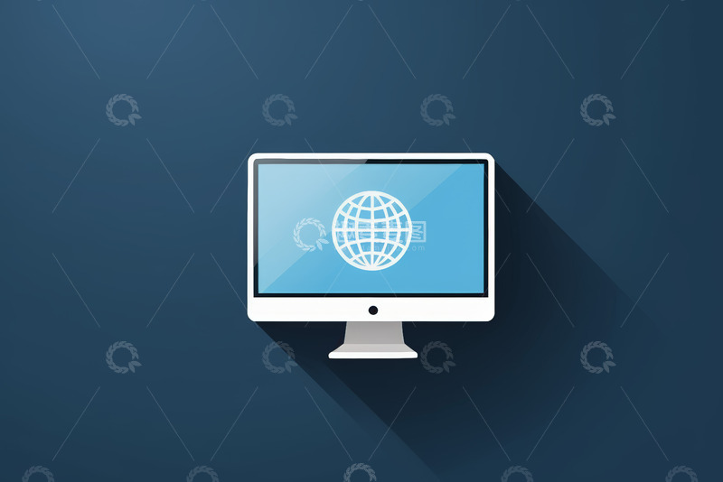 高清大图下载【趣麦麦图】电脑屏幕显示地球图标