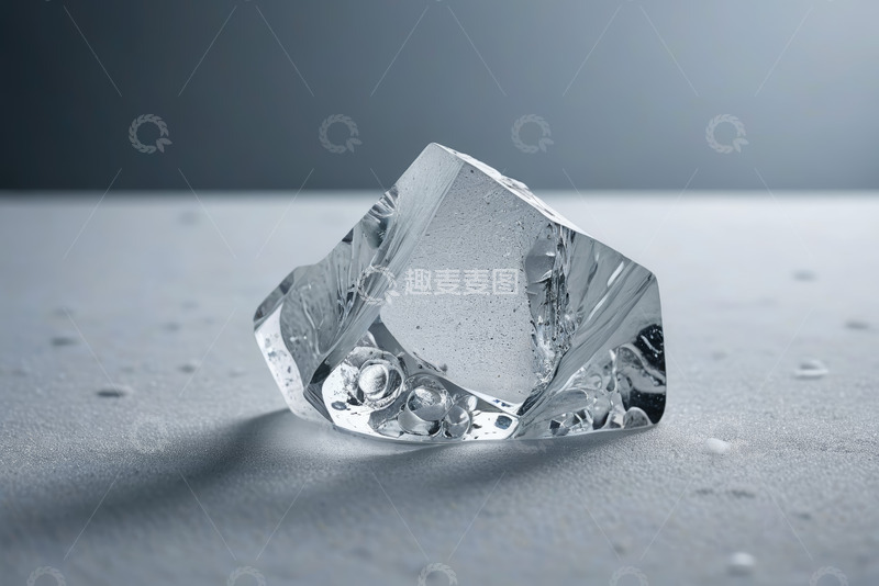 高清大图下载【趣麦麦图】透明水晶特写素材