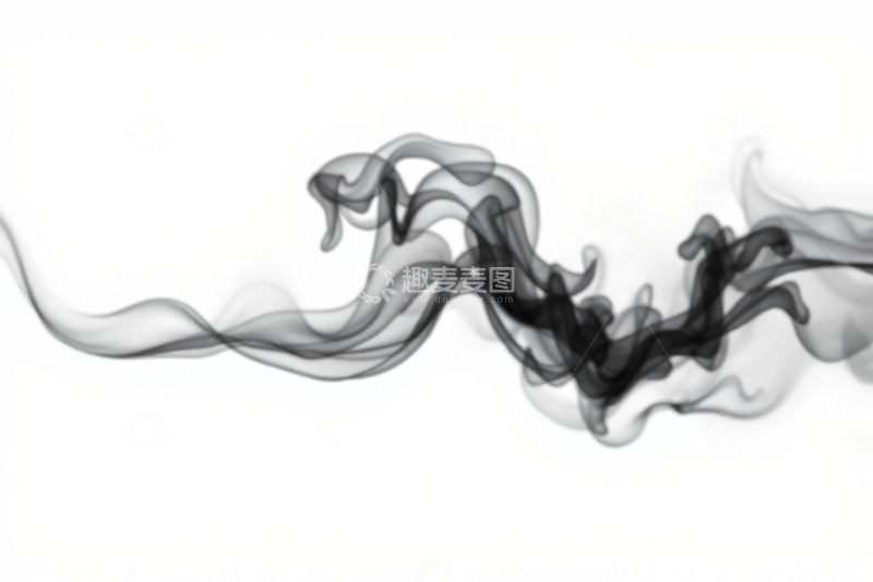高清大图下载【趣麦麦图】黑白流动烟雾抽象背景