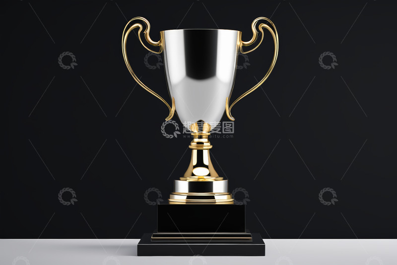 高清大图下载【趣麦麦图】金属奖杯特写