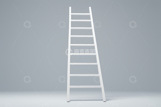 白色梯子简约背景素材