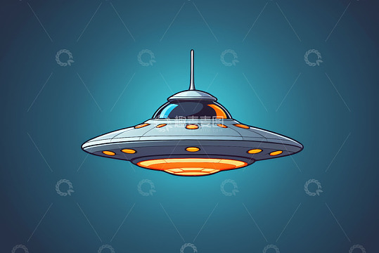 科幻风格宇宙飞船飞行画面