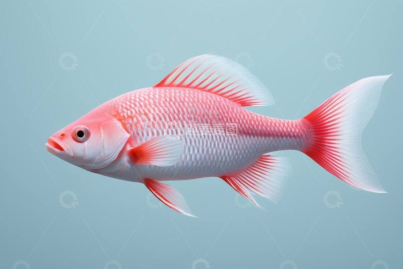 高清大图下载【趣麦麦图】红色观赏鱼特写