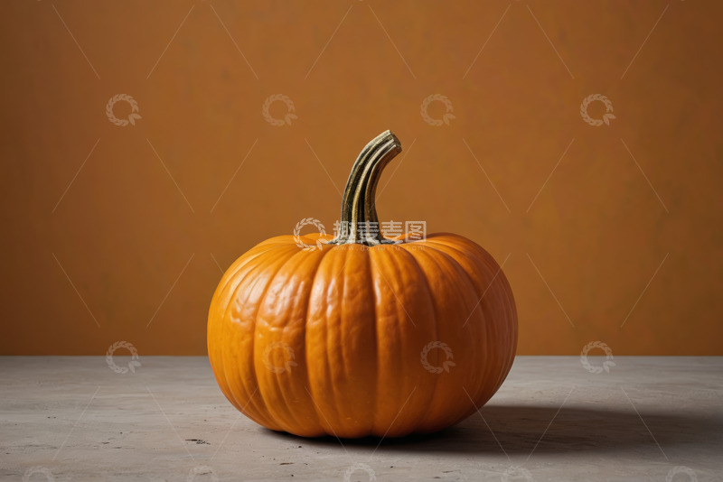 高清大图下载【趣麦麦图】橙色南瓜静物特写