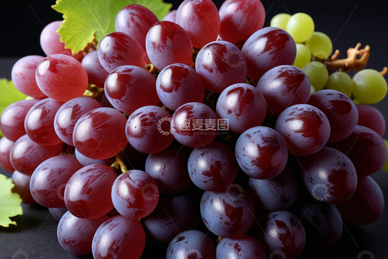 高清大图下载【趣麦麦图】新鲜红葡萄特写