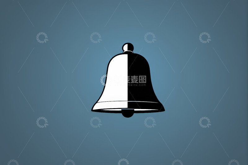 高清大图下载【趣麦麦图】简约风格铃铛图标