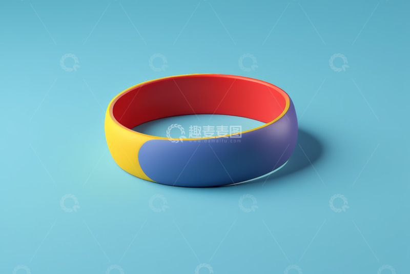 高清大图下载【趣麦麦图】多彩硅胶手环产品展示