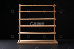 木质多层置物架展示