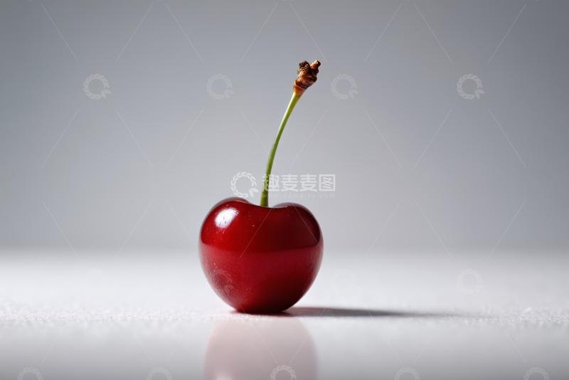 高清大图下载【趣麦麦图】红色樱桃特写静物素材