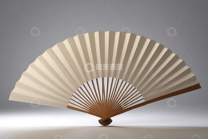 高清大图下载【趣麦麦图】中式折扇特写素材