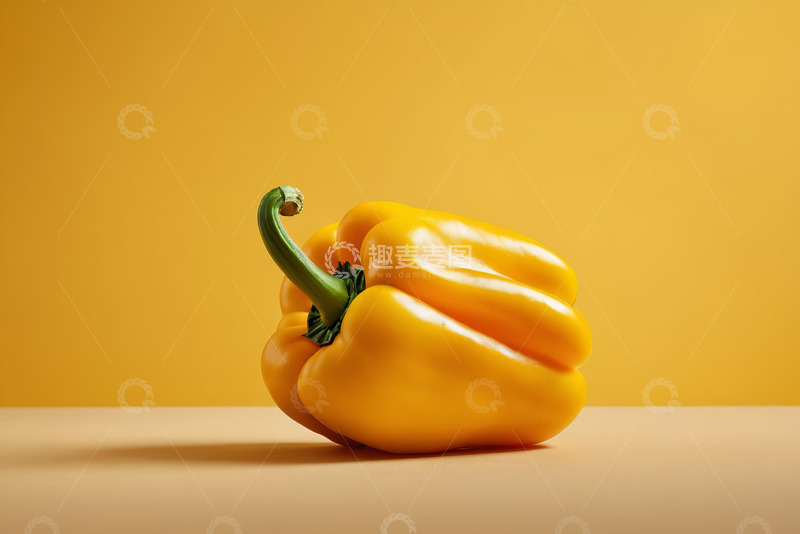 高清大图下载【趣麦麦图】黄色甜椒静物特写