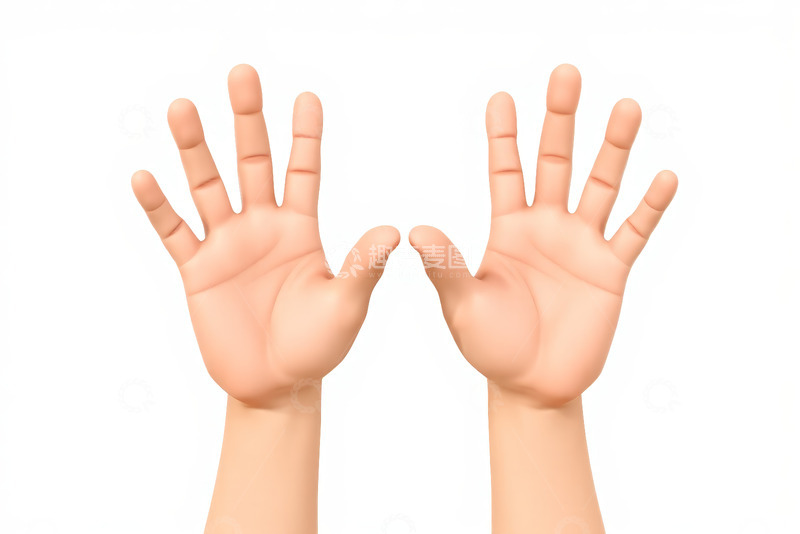 高清大图下载【趣麦麦图】双手摊开展示手势素材