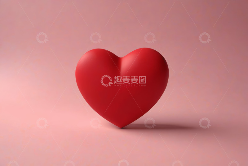 高清大图下载【趣麦麦图】红色心形物体特写