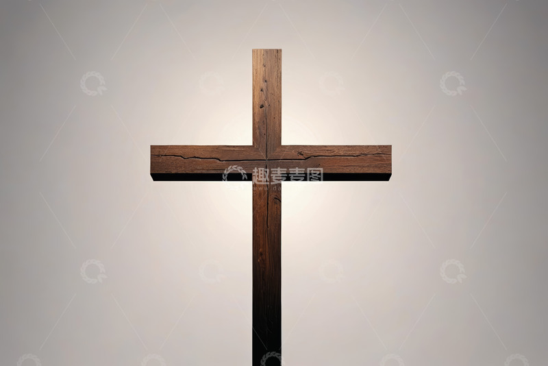 高清大图下载【趣麦麦图】木质十字架特写
