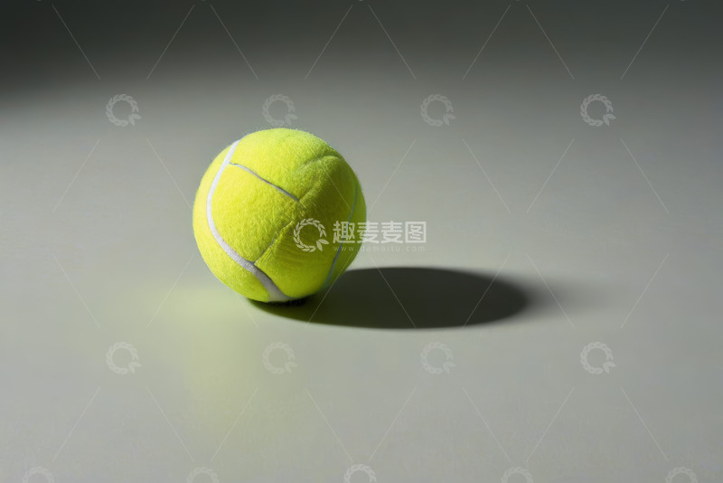 高清大图下载【趣麦麦图】黄色网球特写
