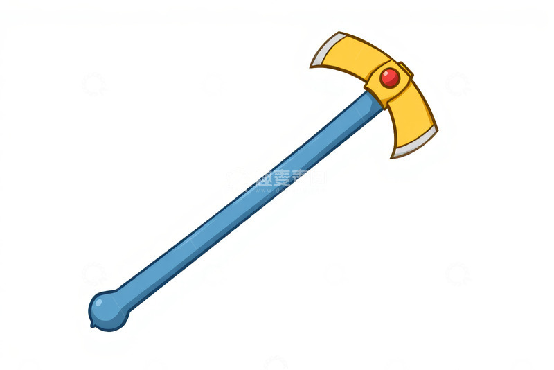 高清大图下载【趣麦麦图】卡通风格采矿工具形象