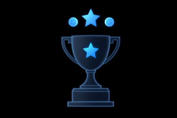 低多边形风格卡通猫咪形象