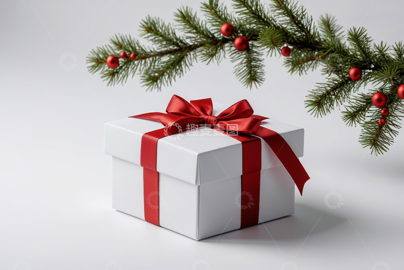 高清大图下载【趣麦麦图】圣诞装饰礼物盒