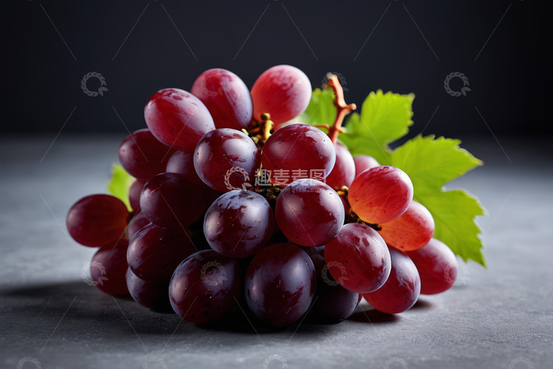 高清大图下载【趣麦麦图】新鲜红葡萄特写