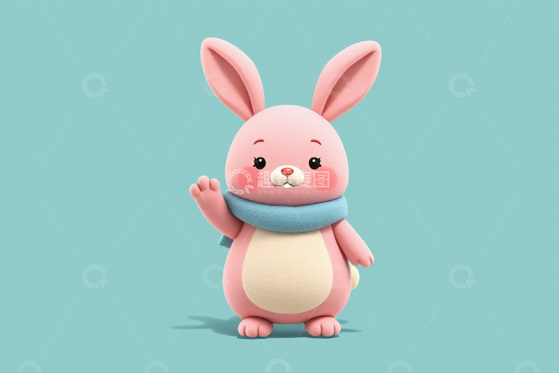 高清大图下载【趣麦麦图】粉色爱心气球与礼品盒画面