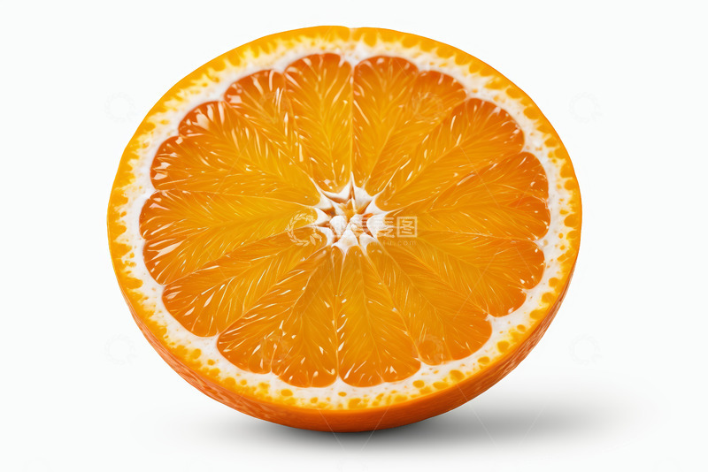 高清大图下载【趣麦麦图】切开的新鲜橙子特写