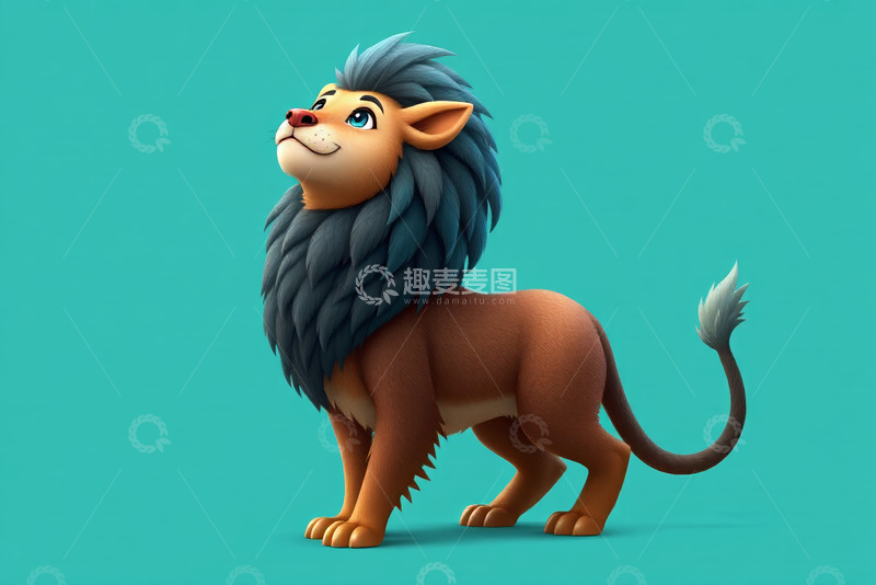 高清大图下载【趣麦麦图】奇幻龙形生物插画